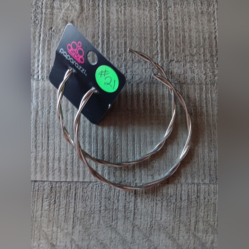 Paparazzi Silver Hoop Earrings